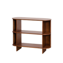 Verso Walnut Side Book Shelf