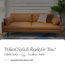 🛋️ Fabric vs Leather: Which Sofa Is Right for You?