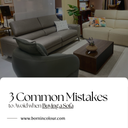 Modern living room setup featuring stylish grey and beige sofa Singapore with a wooden coffee table