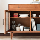 Fika Swedish Glass Display Cabinet (S)