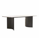 Capri Ivory Ceramic Dining Table Set