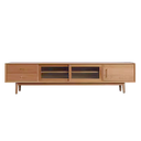 Guri Oak Glass TV Cabinet (Clearance)