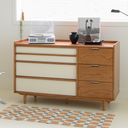 Ireland Nordic 6-Drawer Wide Chest