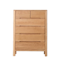 Yasu Oak Tall 6 Drawer Chest (Clearance)