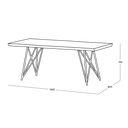 Tavolo Woodslab Dining Table 1.9m (Clearance)