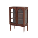 Verso Walnut Glass Cabinet