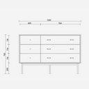 VOET 6 Drawers Cabinet