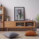 Guri Oak Solid Wood TV Cabinet 1500 (Clearance)