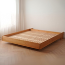 Yasu Levion Solid Oak Floating Bed Frame (Clearance)