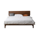 Yasu Walnut Stain Solid Oak Smart Bed Frame (Clearance)