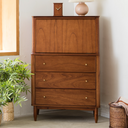 Verso Walnut Bureau Console