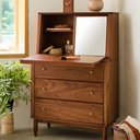 Verso Walnut Bureau Console
