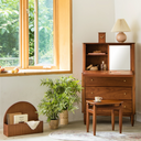 Verso Walnut Bureau Console