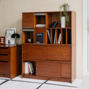 Born in Colour wooden cabinet with multiple shelves and compartments for organised storage